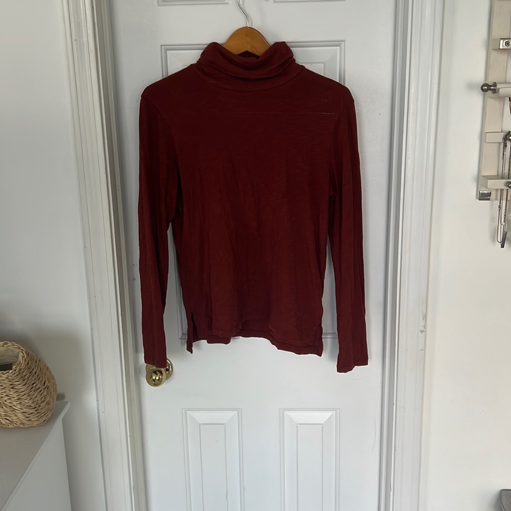 Light Weight Turtle Neck Cotton Shirt